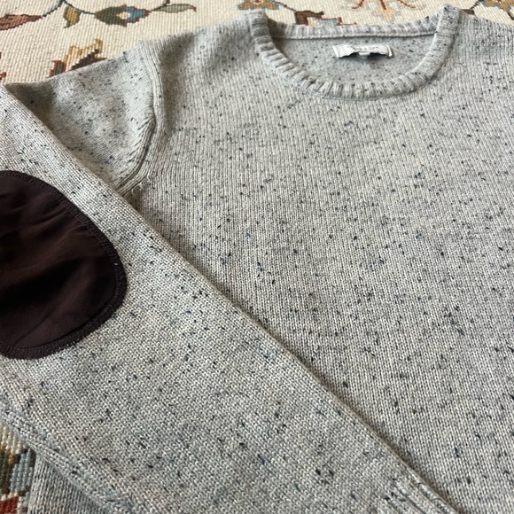 Frank & Oak Speckled Gray Knit Sweater - Wool blend - Picture 2 of 7